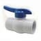 Thrifco Plumbing 1/2 Inch Slip PVC Ball Valve, Blue Handle, Heavy Duty 6415210 - alternate 1